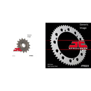 Front and Rear Steel Sprocket Kit for OffRoad HUSQVARNA 500 WR 1983-1984