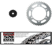 520 BMXR Sealed Chain, Front & Rear Steel Sprocket Kit for YAMAHA FZ6R 2009-2015