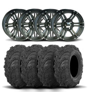 ITP SS316 12" Wheels And Mud Lite II Tires [27x9-12]