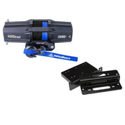 Viper V2 UTV Winch Kit 4500 lb Standard Spool With 40 Feet Black Synthetic Rope With Mount For Kawasaki Teryx 750 2008-2013