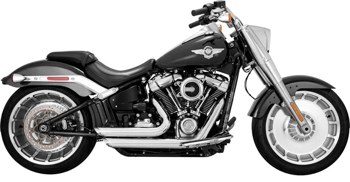 Vance & Hines 17235 Shortshots Staggered Full Exhaust Harley Softail 18- Chrome