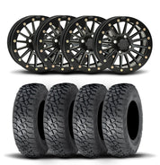 ITP SD Single 15" Matte Black Wheels And Tenacity Tires [32x10R-15]
