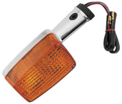 Turn Signal and Lens For Honda GL1000LTD Gold Wing LTD 1979 Front Left Chrome