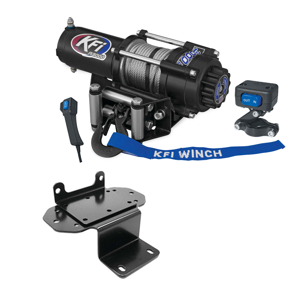 KFI 3000 lb Winch And Optional Mount