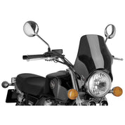Puig Universal Modelo Naked Windshield Dark Smoke 8" - 0869F