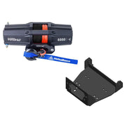 Viper V2 UTV Winch Kit 3500 lb Standard Spool With 40 Feet Black Synthetic Rope With Mount For Yamaha Wolverine R-Spec/Viking 700 2014-2019