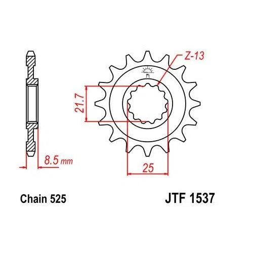 Steel Front Sprocket 16T for Street KAWASAKI Ninja ZX-10R 2011-2016