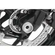 Kuryakyn Lodestar Front Axle Sliders Silver