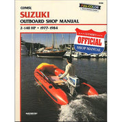CLYMER MANUAL SUZUKI 2-140 HPOB 77-1984