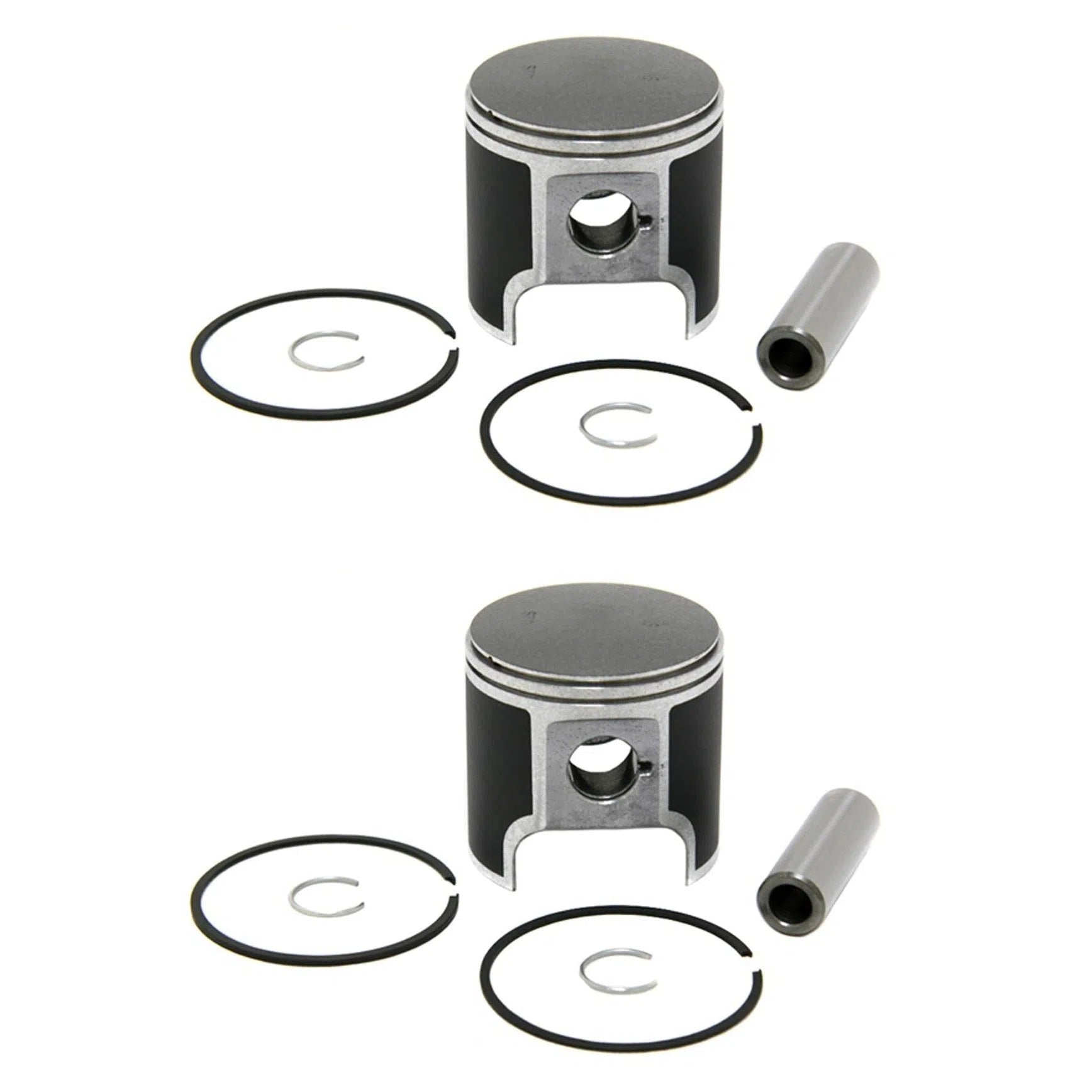 2 SPI Pistons, Full Gasket Kit Ski-Doo 440 MXZ Fan Touring LE Skandic 67.5mm