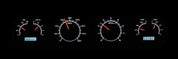 Dakota Digital 1964-1967 Pontiac GTO VHX Gauge Kit VHX-64P-GTO