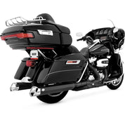 Vance And Hines Monster V Slip On Exhaust 5.5in Black With Fuelpak FP4