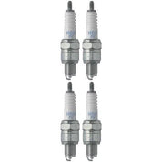 Set 4 NGK Standard Spark Plugs for Kawasaki EX250-F 2007-1996 Engine 250cc