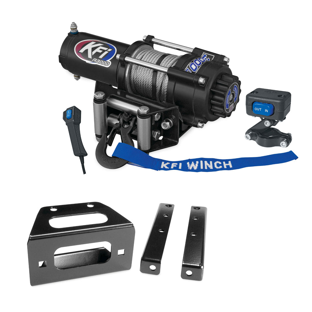 KFI 3000 lb Winch And Optional Mount