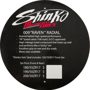 Shinko Tire Display Sign 009 Raven