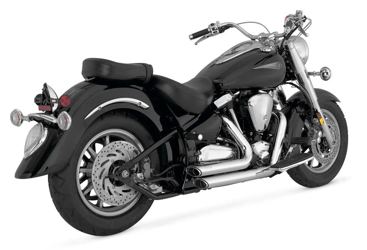 Vance & Hines 18517 Shortshots Staggered for Metric; Chrome