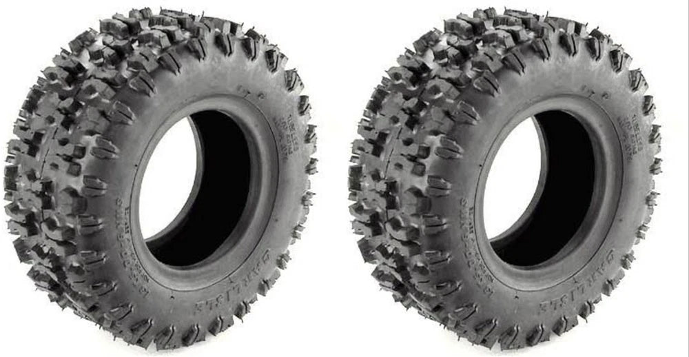 Pair 2 Carlisle Snow Hog 18x6.5-8 ATV Tire Set 18x6.5x8 ITP 18-6.5-8