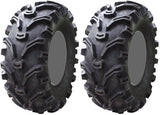 Pair 2 Kenda Bearclaw 25x12.5-10 ATV Tire Set 25x12.5x10 K299 25-12.5-10