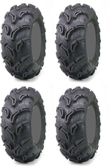 Four 4 Maxxis Zilla ATV Tires Set 2 Front 28x10-12 & 2 Rear 28x10-12