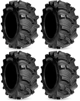 Four 4 Kenda Executioner ATV Tires Set 2 Front 26x10-12 & 2 Rear 26x12-12 K538