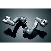 KURYAKYN UNIVERSAL APPLICATIONS CHROME MULTIFIT LONGHORN OFFSET PEG MOUNTS 8016