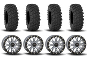 System 3 SB-4 Beadlock Cement Grey 15" Wheels And XTR370 Tires [32x10-15]