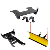 Denali Black UTV Snow Plow Kit For Honda Pioneer 700-4 SXS700M4 2014-2021