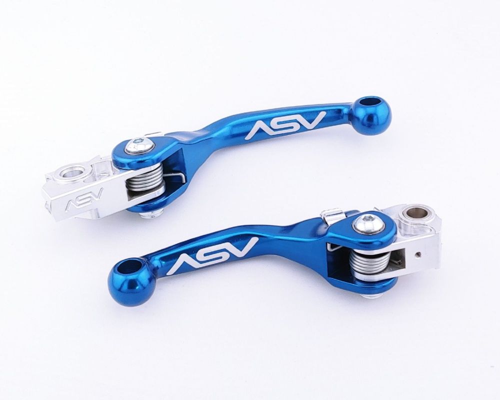 ASV F4 Hydraulic Clutch And Brake Lever Pair Pack Blue BCF40103