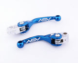 ASV F4 Hydraulic Clutch And Brake Lever Pair Pack Blue BCF40103