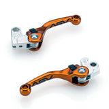 ASV F4 Hydraulic Clutch And Brake Lever Pair Pack Shorty Orange BCF40103