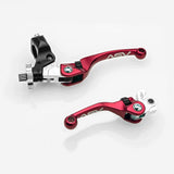 ASV F4 Brake And Clutch Lever Pair Pack With Perch Red BCF40106SX