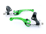 ASV F4 Cable Brake And Clutch Lever Pair Pack With Perch Green BCF40506YSX