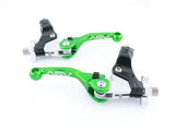 ASV F4 Cable Brake And Clutch Lever Pair Pack With Perch Shorty Green BCF40506YSX