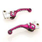 ASV F4 Clutch And Brake Lever Pair Pack Shorty Pink BCF40609