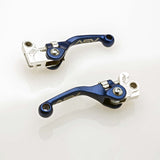 ASV F4 Clutch And Brake Lever Pair Pack Shorty Blue BCF40702