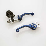 ASV F4 Clutch And Brake Lever Pair Pack With Perch Shorty Blue BCF41306SX