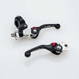 ASV F4 Clutch And Brake Lever Pair Pack With Perch Shorty Black BCF41306SX