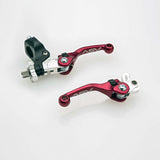 ASV F4 Clutch And Brake Lever Pair Pack With Perch Shorty Red BCF41306SX