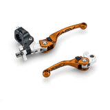 ASV F4 Clutch And Brake Lever Pair Pack With Hot Start Perch Orange BCF41306YSH