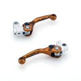 ASV F4 Clutch And Brake Lever Pair Pack Shorty Orange BCF41307