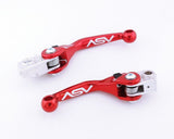 ASV F4 Dirt Hydraulic Clutch And Brake Lever Pair Pack Red BCF41322