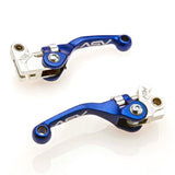 ASV F4 Clutch And Brake Lever Pair Pack Shorty Blue BCF41414