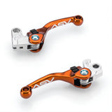 ASV F4 Clutch And Brake Lever Pair Pack Shorty Orange BCF41414