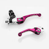 ASV F4 Clutch And Brake Lever Pair Pack With Perch Pink BCF41606SX