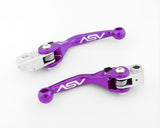 ASV F4 Clutch And Brake Lever Pair Pack Purple BCF41704