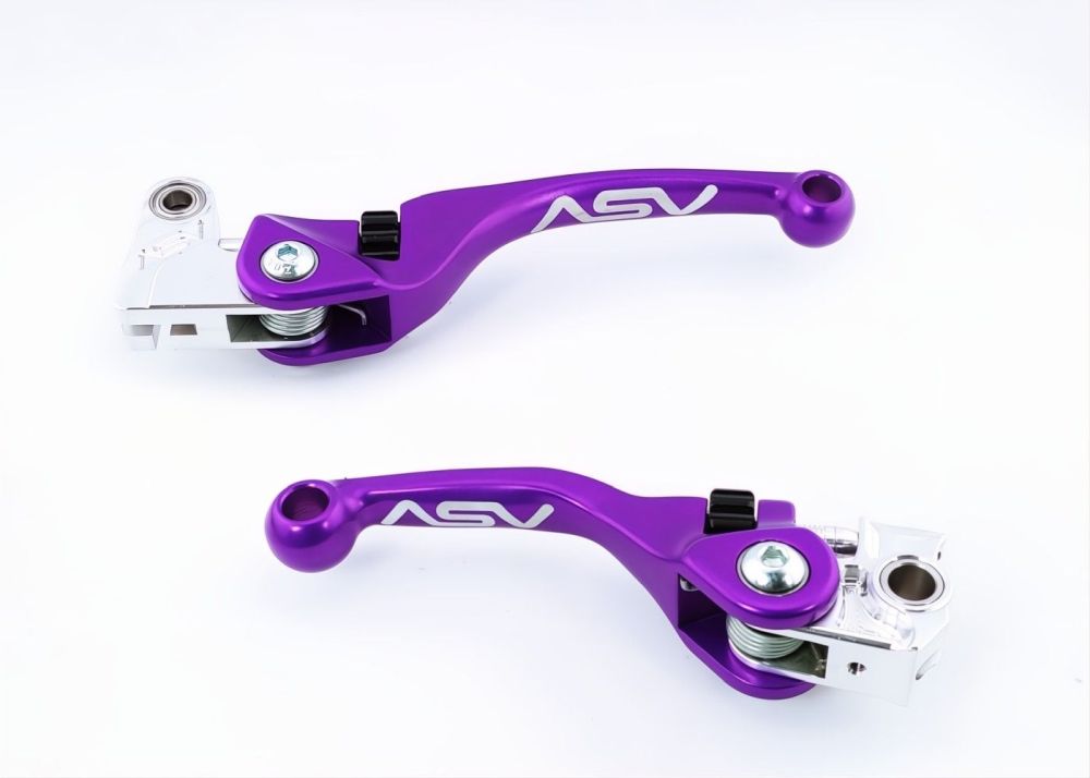 ASV F4 Clutch And Brake Lever Pair Pack Purple BCF4A109