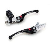 ASV F4 Atv Clutch And Brake Lever Pair Pack With Hot Start Perch Black BCF4A206SHC