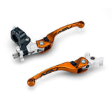 ASV F4 Atv Clutch And Brake Lever Pair Pack With Perch Orange BCF4A206SX
