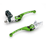ASV F4 Atv Clutch And Brake Lever Pair Pack With Perch Green BCF4A506SX