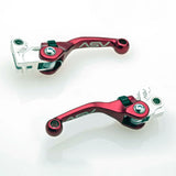 ASV F4 Clutch And Brake Lever Pair Pack Shorty Red BCTF40101